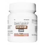 エファビール　Efavir、エファビレンツ200mg　ボトル